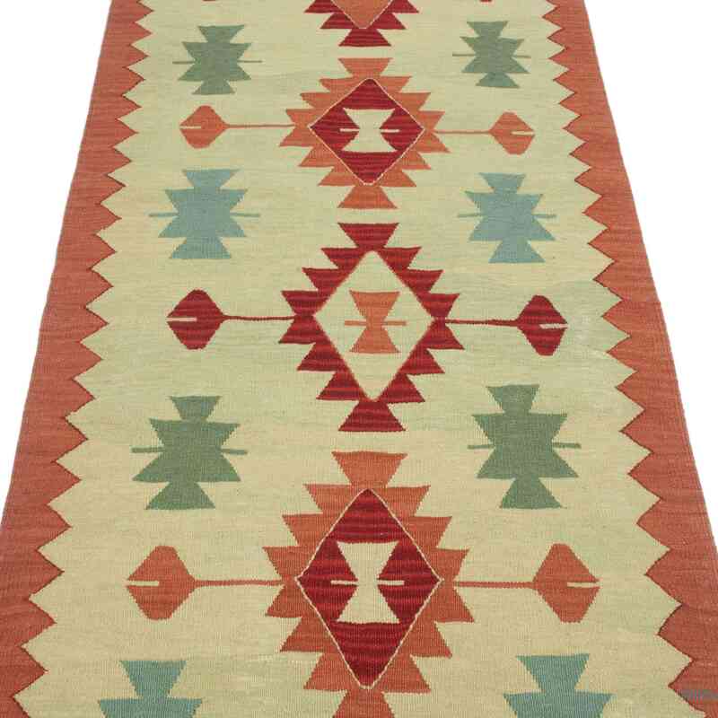 New Turkish Kilim Runner - 2' 11" x 11' 9" (35" x 141") - K0043140
