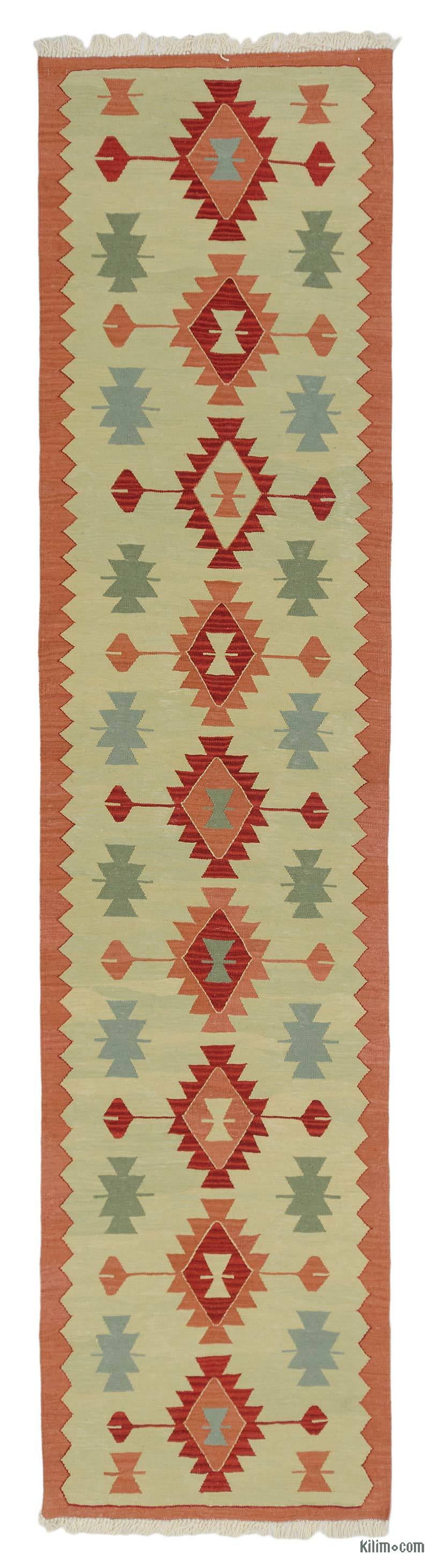 New Turkish Kilim Runner - 2' 11" x 11' 9" (35" x 141") - K0043140