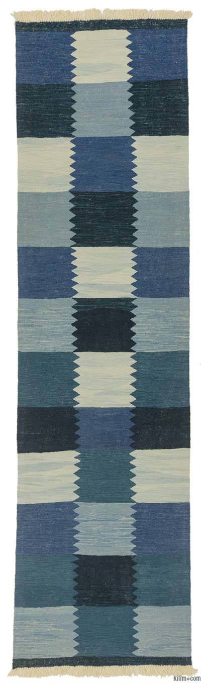 Lacivert Yeni Kök Boya Yolluk Kilim