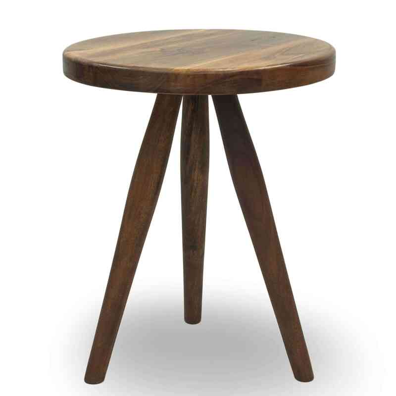 Mid Century Modern Style Walnut Side Table - K0043270