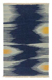 Blue New Handwoven Turkish Kilim Rug