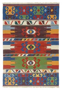 Multicolor New Handwoven Turkish Kilim Rug