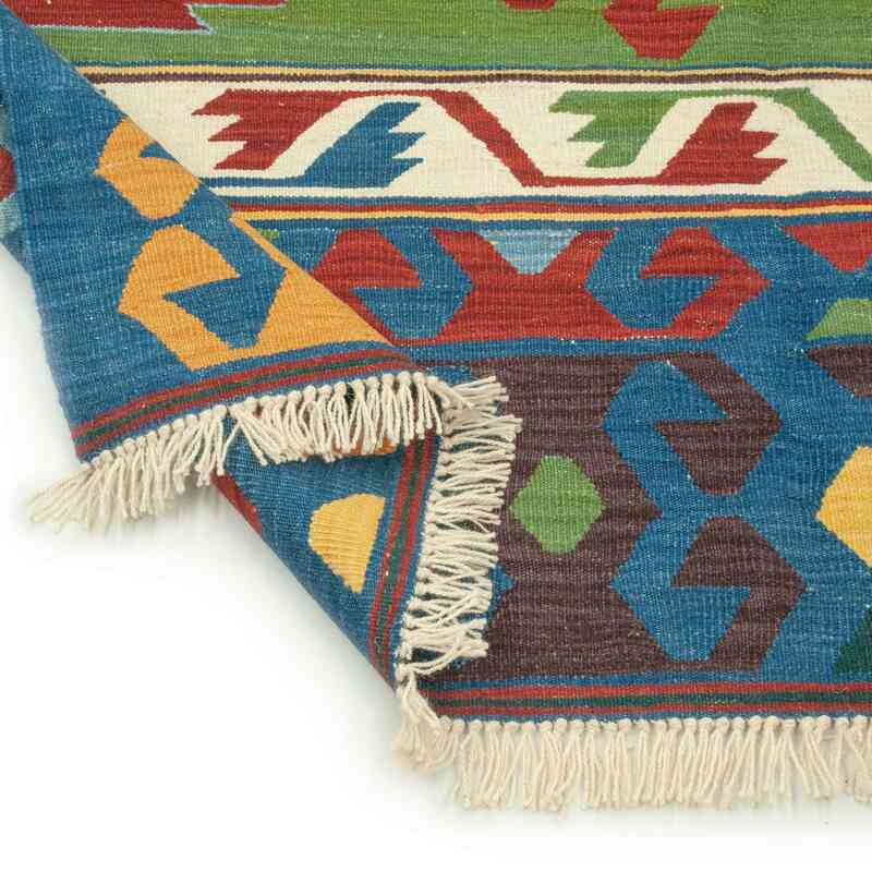 Multicolor Nueva Alfombra Turca Kilim - K0043333