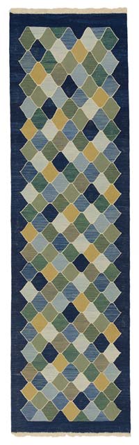 New Turkish Kilim Runner - 2' 11" x 10' 2" (35" x 122")