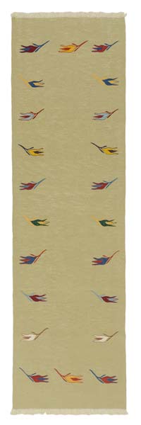 Beige Nueva Alfombra Turca Kilim - 85 cm x 295 cm