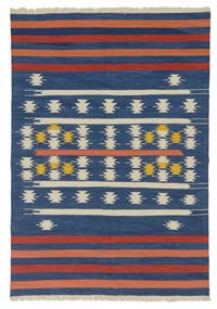 New Handwoven Turkish Kilim Rug - 5' 11" x 8' 6" (71" x 102")