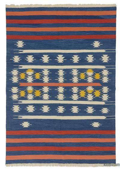 Yeni Kök Boya El Dokuma Kilim - 181 cm x 258 cm