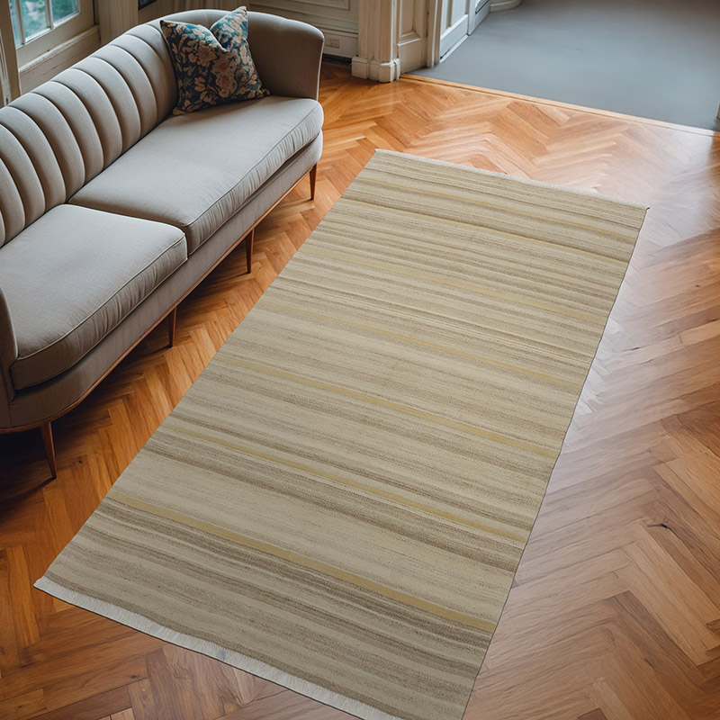 Alfombra Vintage Kilim Turca - 145 cm x 295 cm - K0043410