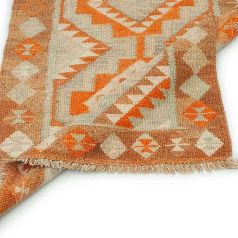 Vintage Tribal Kilim Runner - 2' 10" x 10'  (34" x 120") - K0043417