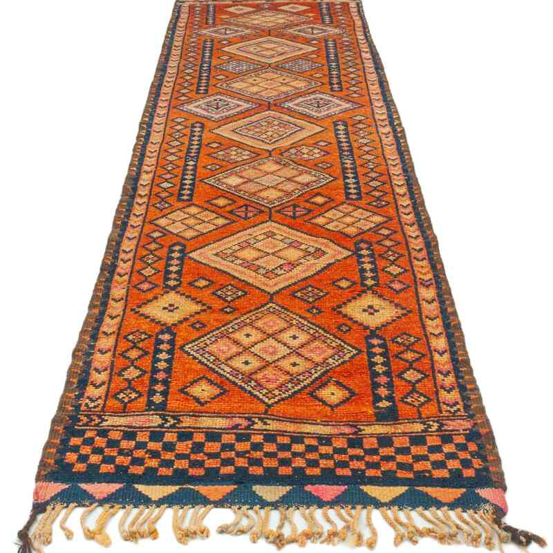 Multicolor Alfombra Vintage de pasillo - 84 cm x 359 cm - K0043460