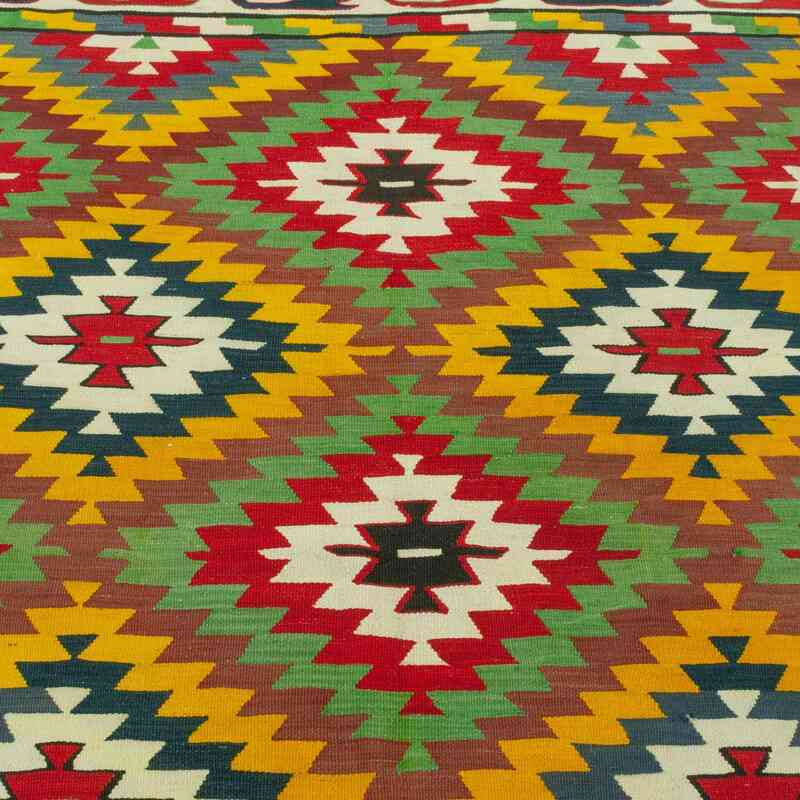 Multicolor Vintage Manastir Kilim Rug - 4'  x 6'  (48" x 72") - K0043625