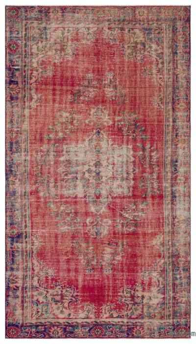 Vintage Turkish Hand-Knotted Rug - 5' 6" x 9' 8" (66 in. x 116 in.)
