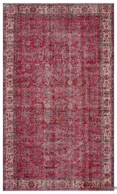 Vintage Turkish Hand-Knotted Rug - 5' 9" x 9' 6" (69 in. x 114 in.)