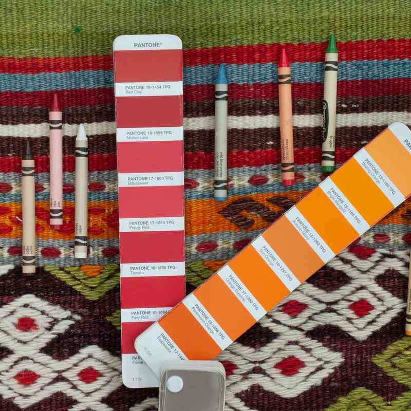 Çok Renkli Balıkesir Kilimi - 185 cm x 320 cm - K0044460