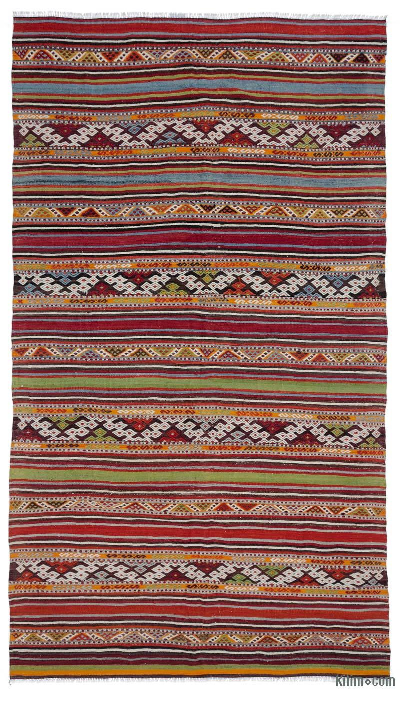Çok Renkli Balıkesir Kilimi - 185 cm x 320 cm - K0044460