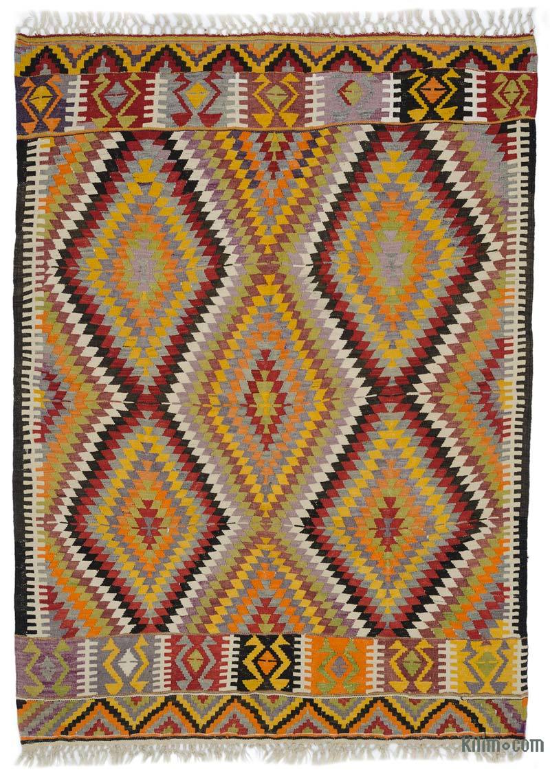Multicolor Alfombra Vintage Antalya Kilim - 170 cm x 230 cm - K0044503