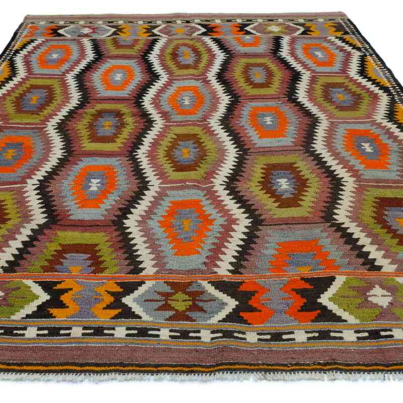 Multicolor Alfombra Vintage Antalya Kilim - 169 cm x 252 cm - K0044504