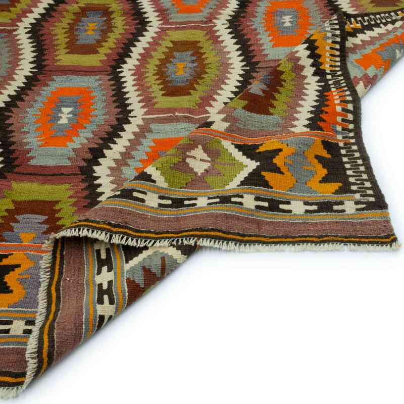 Multicolor Alfombra Vintage Antalya Kilim - 169 cm x 252 cm - K0044504