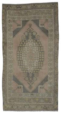 El Dokuma Vintage Halı - 131 cm x 251 cm