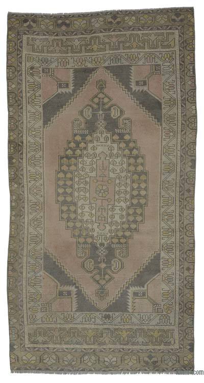 El Dokuma Vintage Halı - 131 cm x 251 cm