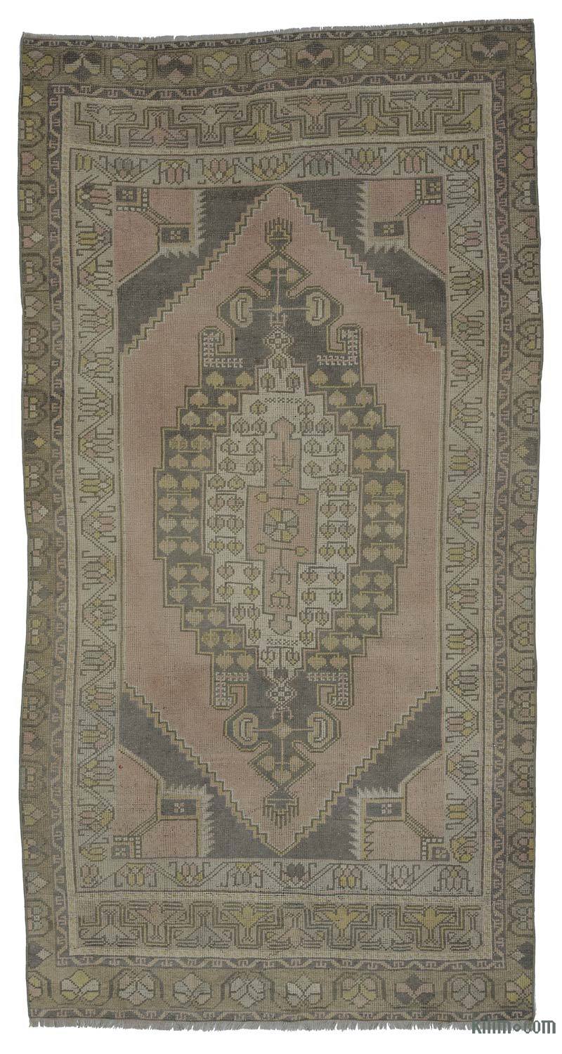 Vintage Turkish Hand-Knotted Rug - 4' 4" x 8' 3" (52" x 99") - K0045268