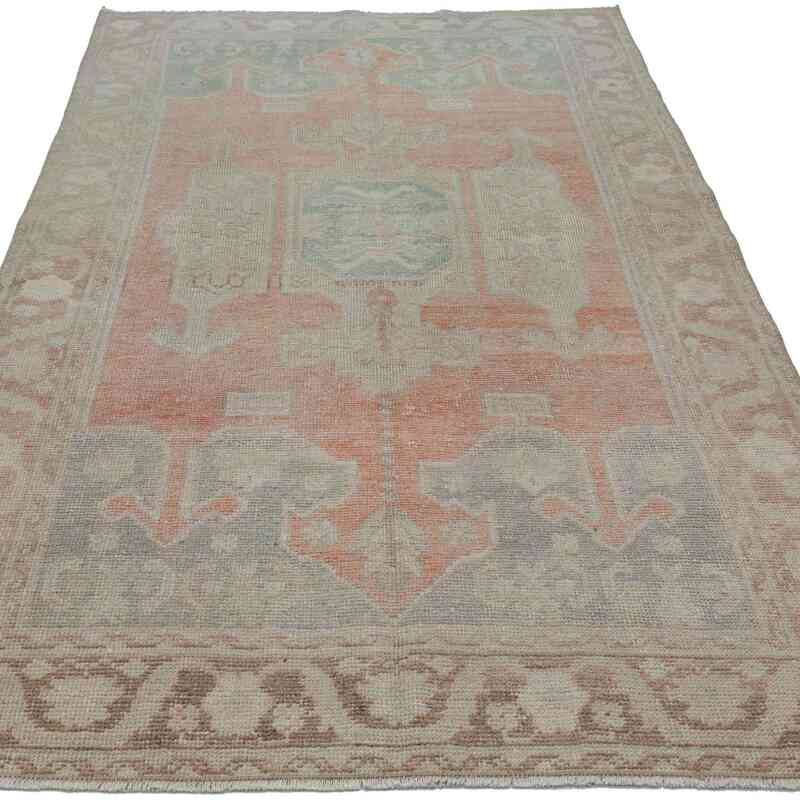 El Dokuma Vintage Halı - 127 cm x 221 cm - K0045273