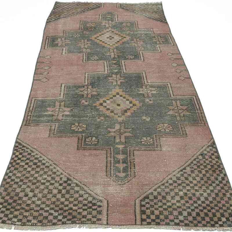 Vintage Turkish Hand-Knotted Rug - 3'  x 6' 10" (36 in. x 82 in.) - K0045279