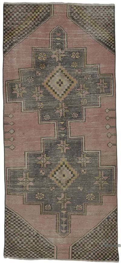 Vintage Turkish Hand-Knotted Rug - 3'  x 6' 10" (36 in. x 82 in.)