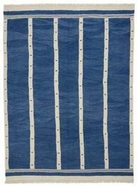 Lacivert Yeni El Dokuma Kilim