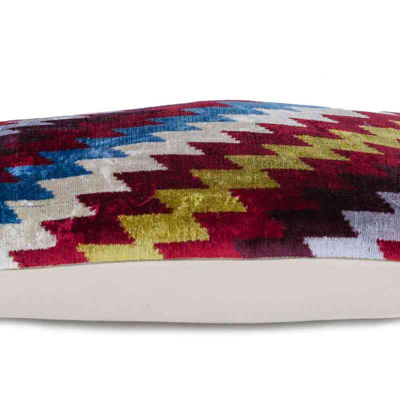 Velvet Ikat Pillow Cover - 2'  x 1' 3" (24" x 15") - K0047044