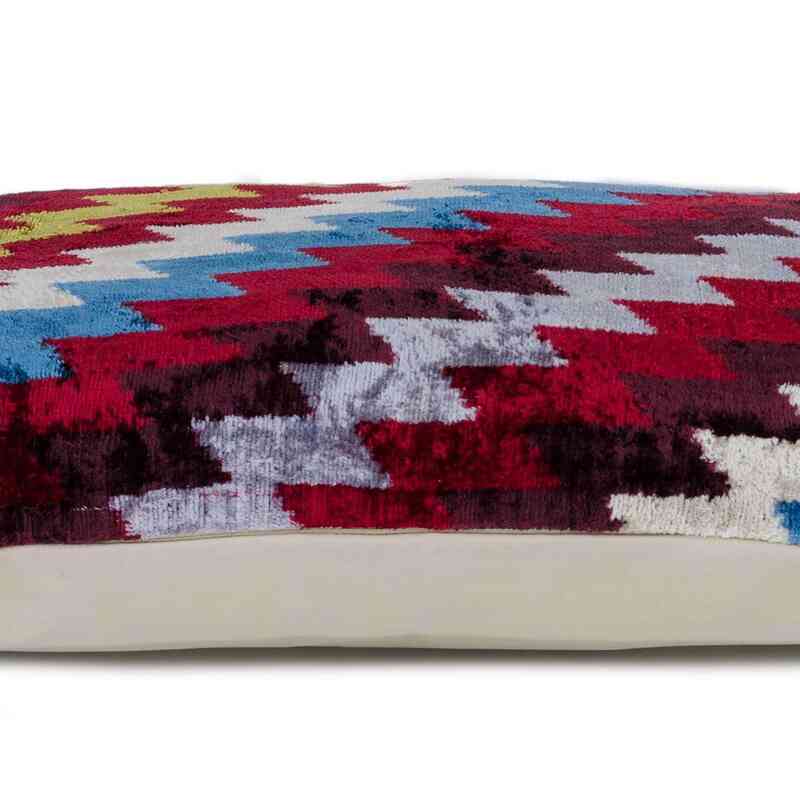 Velvet Ikat Pillow Cover - 1' 11" x 1' 3" (23" x 15") - K0047045