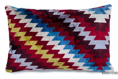 Kadife Ikat Yastık Kılıfı - 60 cm x 39 cm