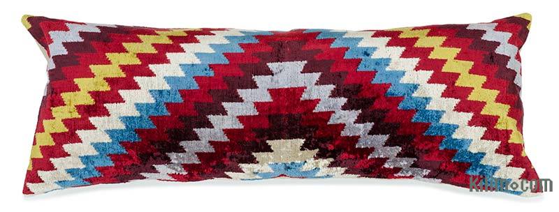 Velvet Ikat Pillow Cover - 3' 3" x 1' 3" (39" x 15") - K0047050