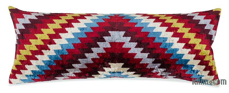 Velvet Ikat Pillow Cover - 3' 3" x 1' 3" (39" x 15") - K0047051