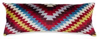 Kadife Ikat Yastık Kılıfı - 100 cm x 38 cm