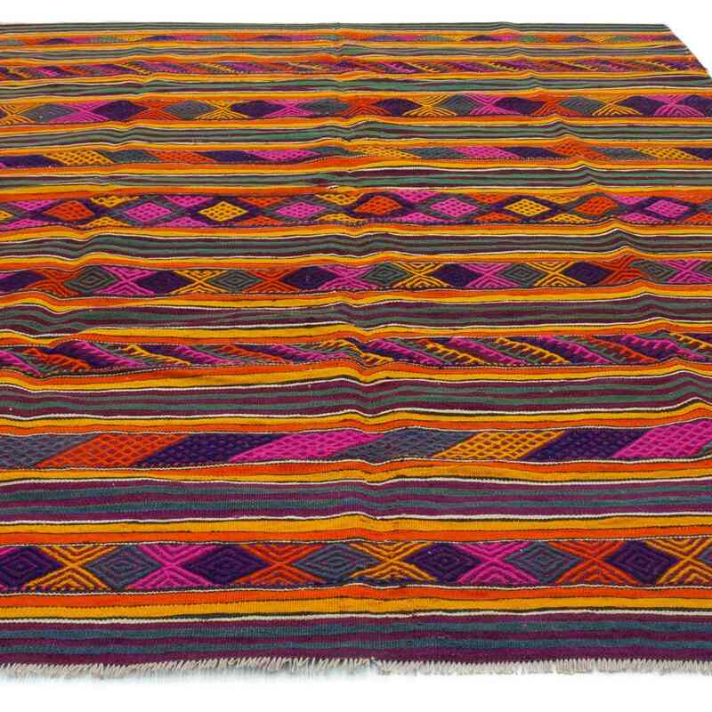 Multicolor Alfombra Vintage Milas Kilim - 215 cm x 282 cm - K0047056