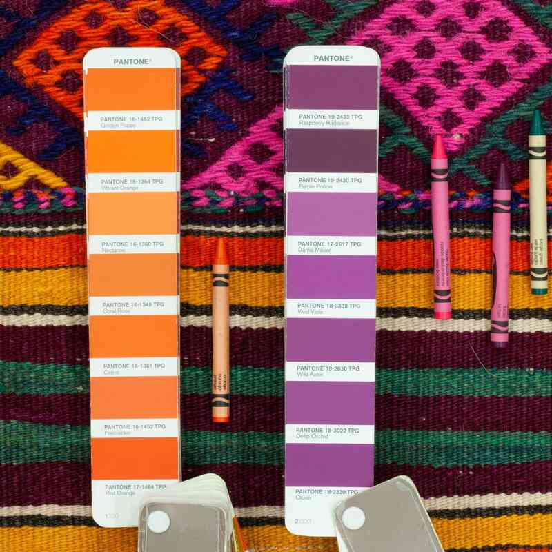 Multicolor Alfombra Vintage Milas Kilim - 215 cm x 282 cm - K0047056