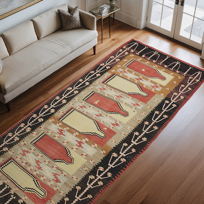 Multicolor Sivas Kilim Vintage - 168 cm x 364 cm - K0047059