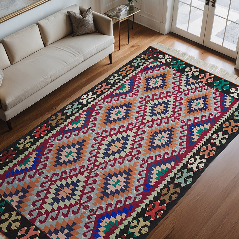 Çok Renkli Anadolu Kilimi - 209 cm x 348 cm - K0047066