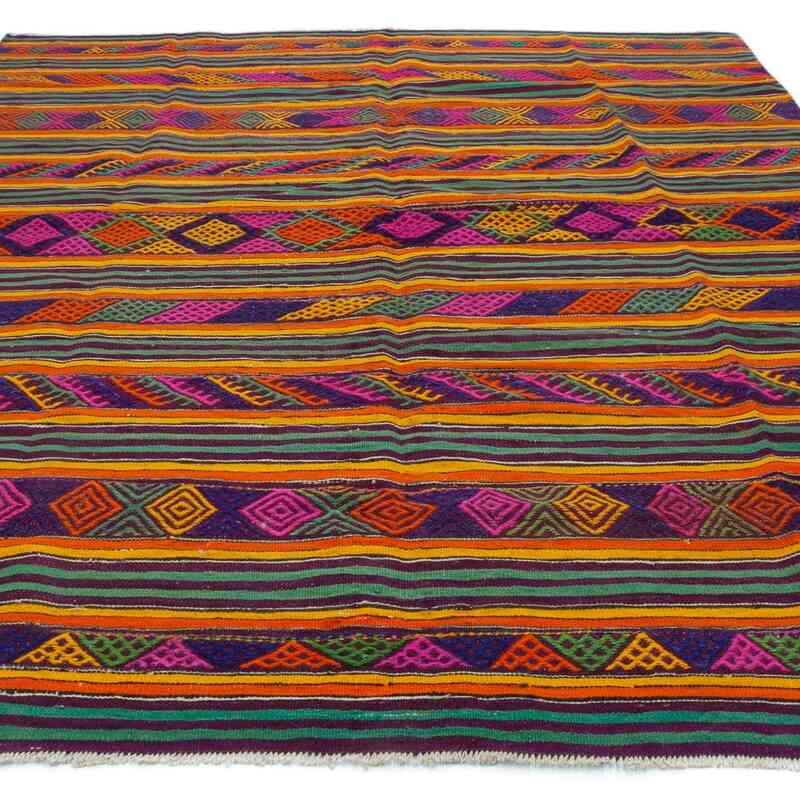Multicolor Alfombra Vintage Milas Kilim - 195 cm x 272 cm - K0047127