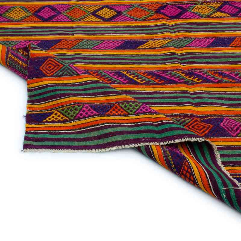 Multicolor Alfombra Vintage Milas Kilim - 195 cm x 272 cm - K0047127