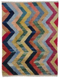 Multicolor Nueva Alfombra Turca Tulu - 263 cm x 336 cm