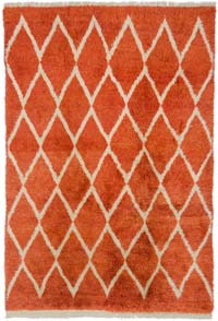 Alfombra "Tulu" de estilo marroquí anudada a mano - 214 cm x 310 cm