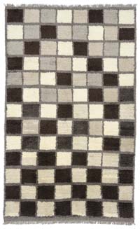 Brown, Beige New Turkish Tulu Rug - 6' 3" x 10' 3" (75" x 123")
