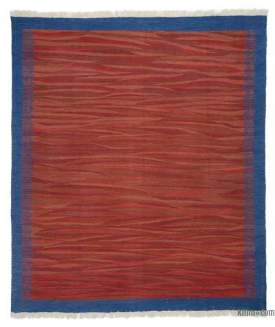 Kırmızı Yeni Kök Boya El Dokuma Kilim