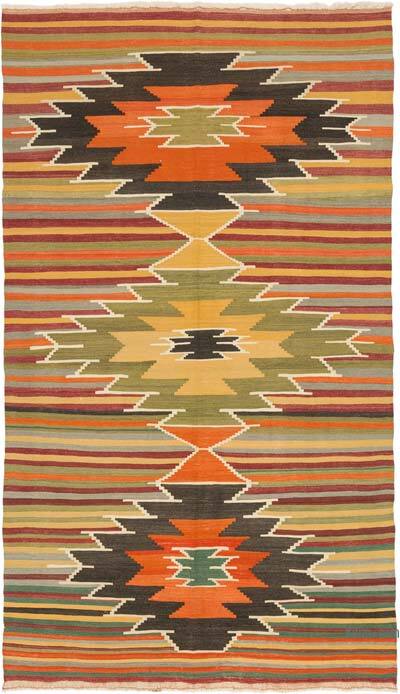 Çok Renkli Mut Kilimi - 161 cm x 271 cm