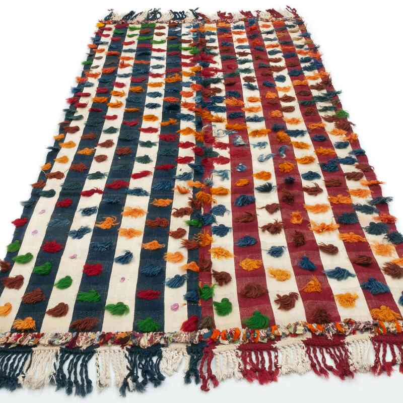 Alfombra Vintage Anatolian Kilim - 109 cm x 227 cm - K0047837