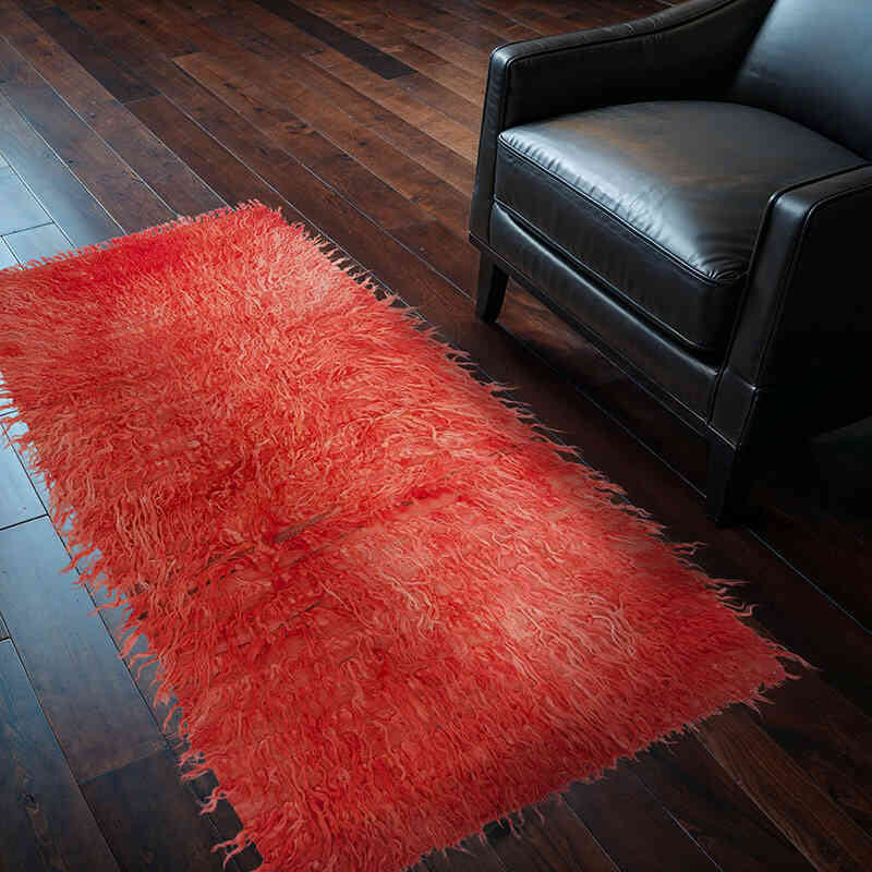Rojo Alfombra Vintage de Anatolia Tulu - 95 cm x 168 cm - K0047843