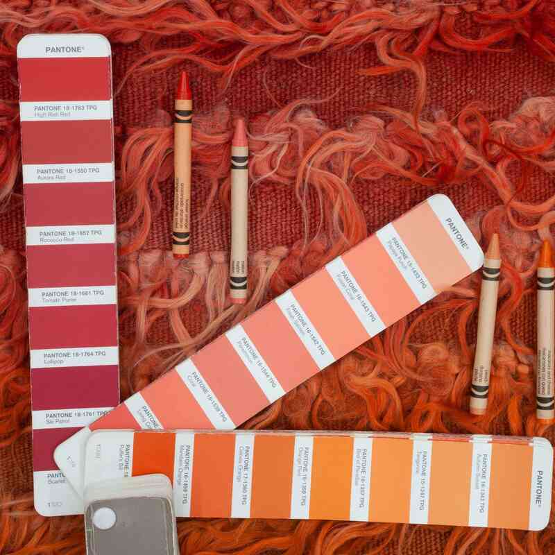 Red, Orange Vintage Anatolian Tulu Rug - 2' 10" x 4' 9" (34 in. x 57 in.) - K0047844