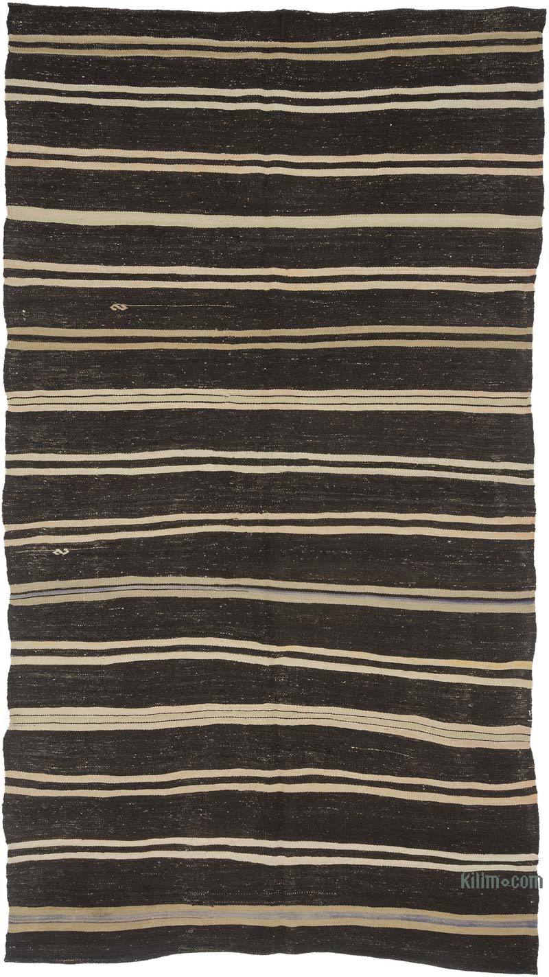 Vintage Anatolian Kilim Rug - 5' 7" x 10' 1" (67" x 121") - K0047873